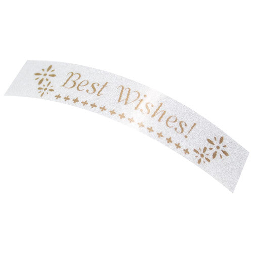 Brother TZe-PR234 Premium Label Tape 12mm Gold on Glitter White