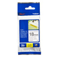 Brother TZe-S241 Strong Adhesive Label Tape 18mm Black on White