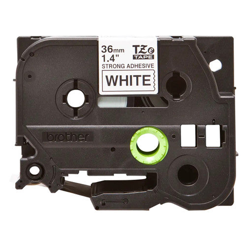 Brother TZe-S261 Strong Adhesive Label Tape 36mm Black on White