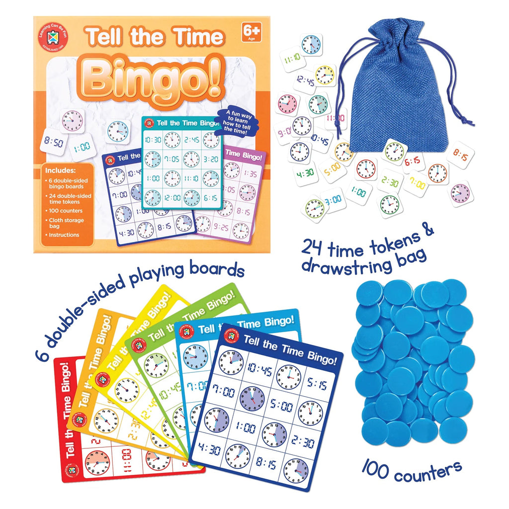 Tell the Time Bingo