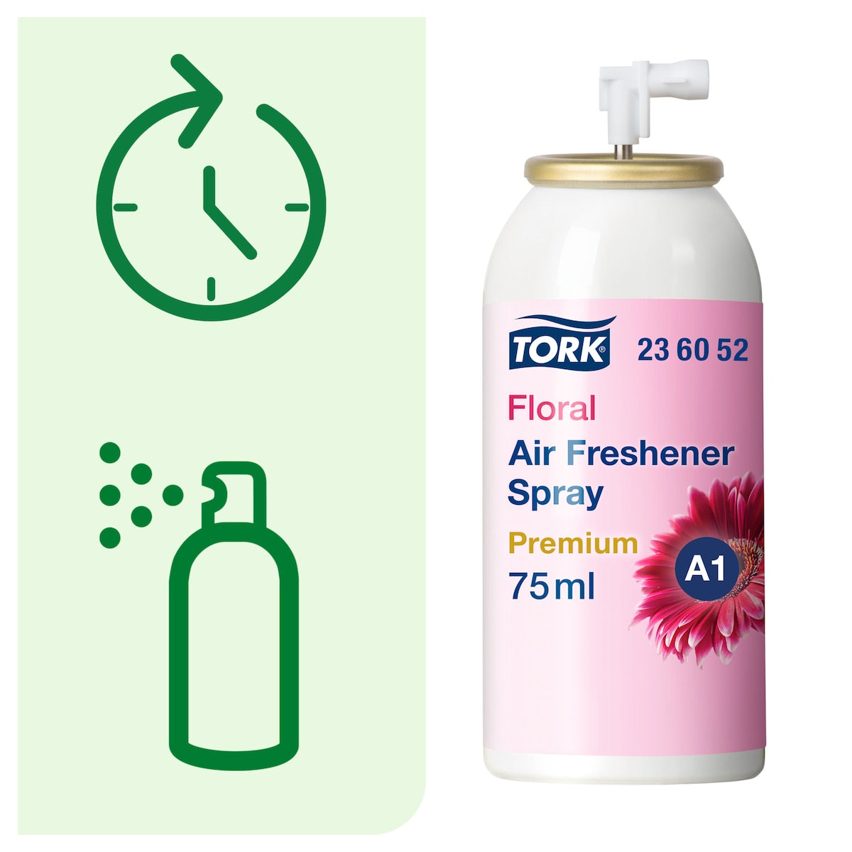 Tork Floral Air Freshener Spray A1 75ml Carton of 12