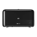 Tork Twin Coreless Mid Size Toilet Roll Dispenser T7 Black