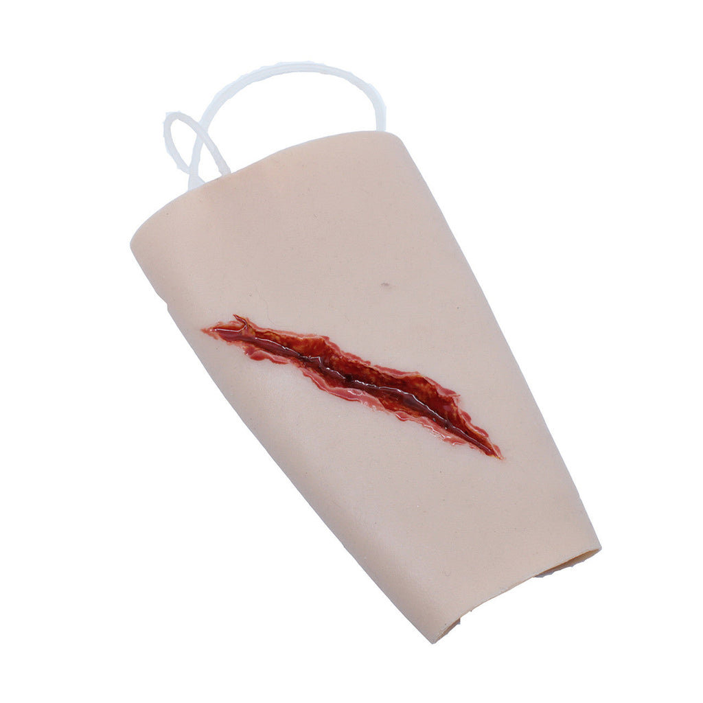 TraumaSim Wearable Jagged Laceration Forearm with Bleeding Capacity