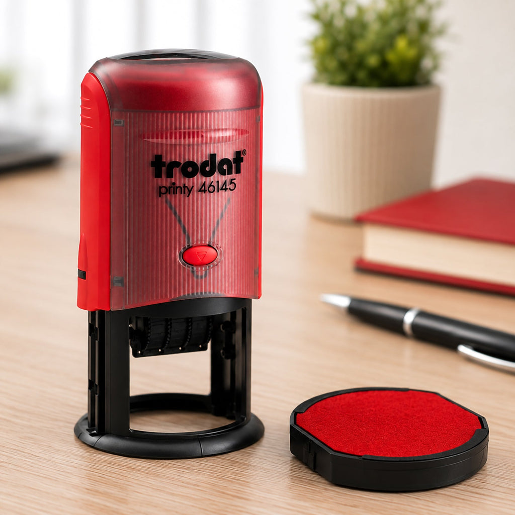 Trodat 6/46045 Ink Pad Red Pack 10
