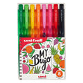 Uni-Ball Signo RT1 My Bujo Retractable Gel Pens 0.7mm Assorted Pack of 8