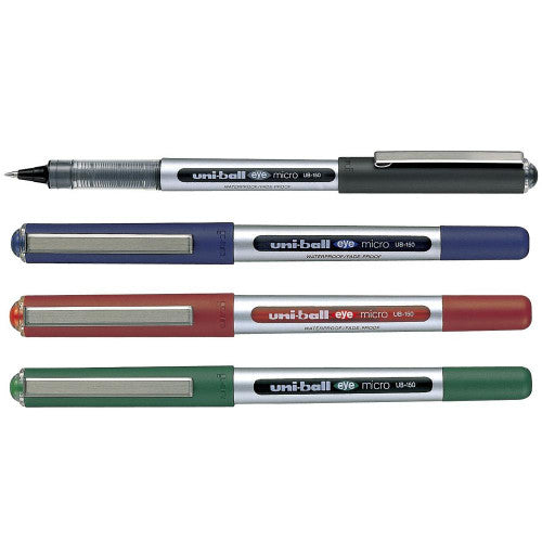 Uni-Ball Eye UB-150 Liquid Ink Rollerball Pen 0.5mm Green Box of 12