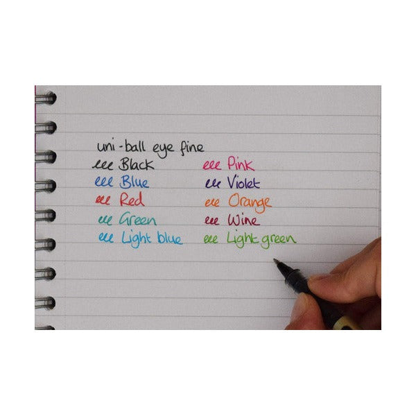 Uni-Ball Eye UB-157 Liquid Ink Pen 0.7mm Red Box of 12