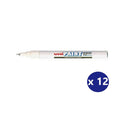 Uni Paint Marker Ultra Fine 0.8mm White Box of 12
