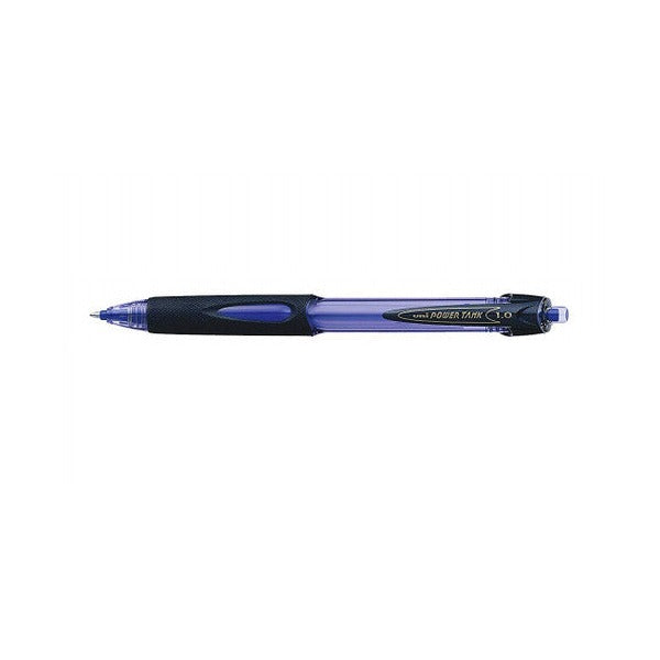 Uni Power Tank Ballpoint Pen Retractable 1.0mm Blue Box of 12