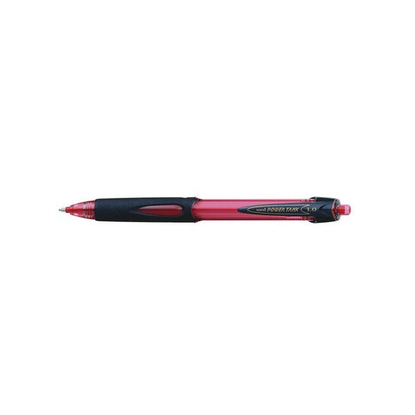Uni Power Tank SN-220 Retractable Ballpoint Pen 1.0mm Red Box of 12