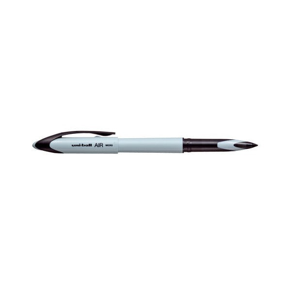 Uni-Ball Air Colour Ice Blue Pastel Micro Liquid Ink Rollerball Pen Black Box Of 12