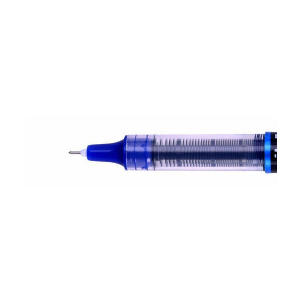 Uni-Ball Eye Needle UB-185S Liquid Ink Rollerball Pen 0.5mm Blue Box of 12