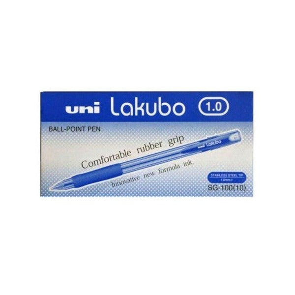 Uni Lakubo SG-100 Ballpoint Pen 1.0mm Blue Box of 12
