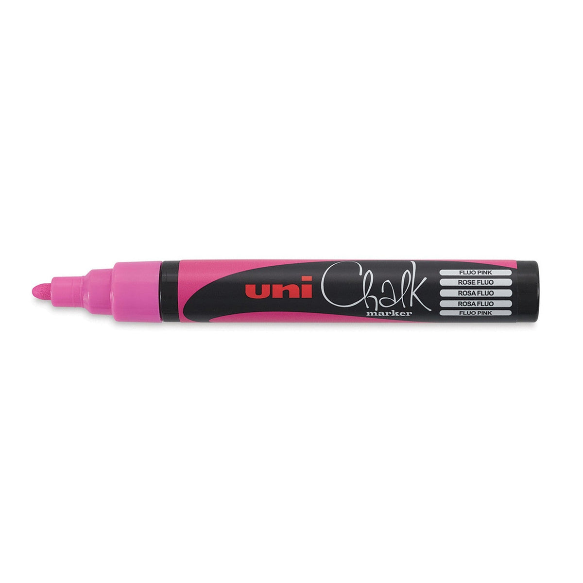 Uni Liquid Chalk Marker PWE-5M Medium Bullet Tip 2.5mm Fluorescent Pink