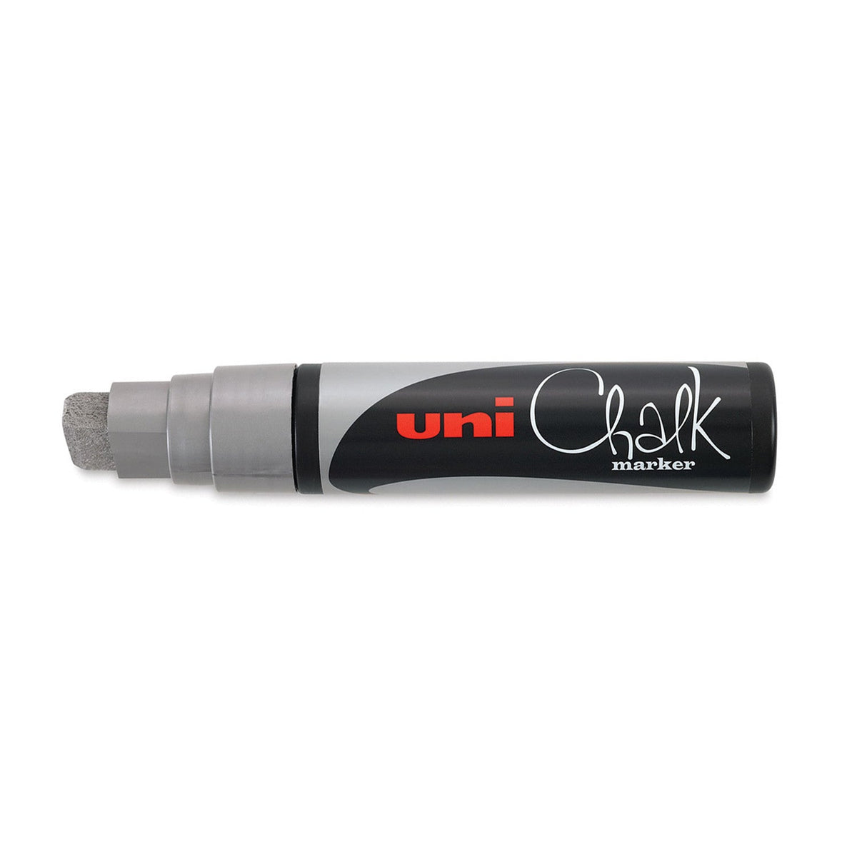 Uni Liquid Chalk Marker PWE-17K Extra Broad Chisel Tip 15mm Silver
