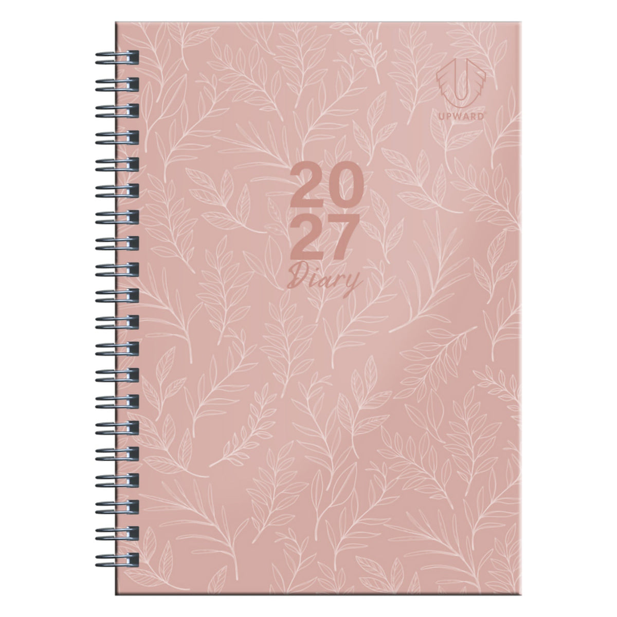 Upward Fashion 2027 B6 Hardcover Week To View Diary Pink
