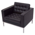 Rapidline Venus 1 Seater Lounge Black PU