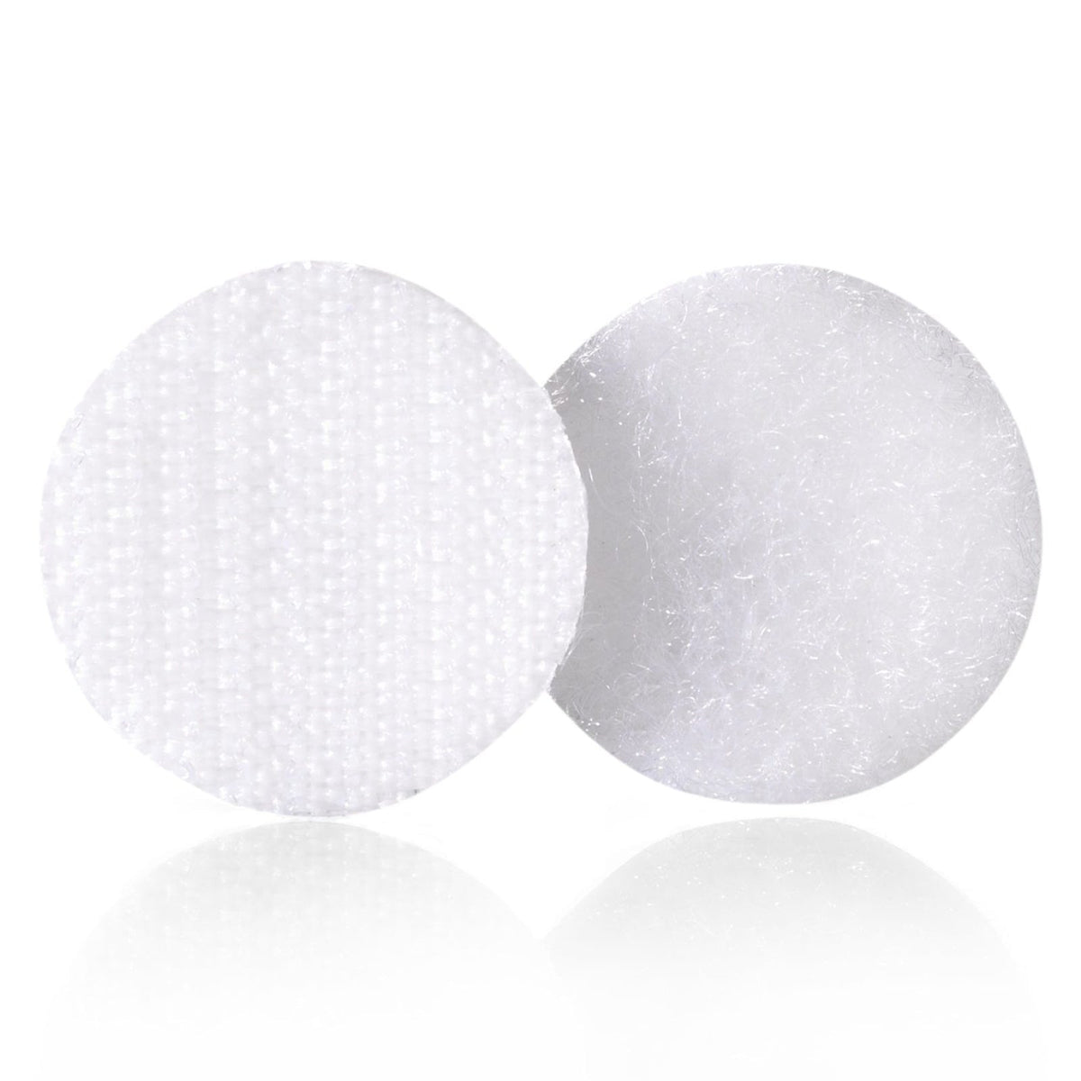 Velcro Brand Stick On Hook and Loop Dots 22mm White Pack of 40