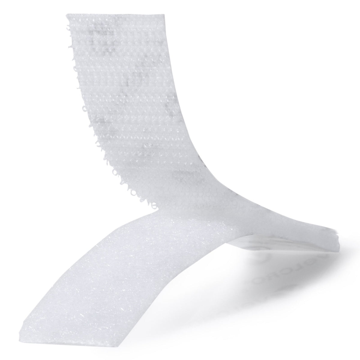 Velcro Brand Stick On Hook and Loop Tape 25 x 50mm White Pack of 6
