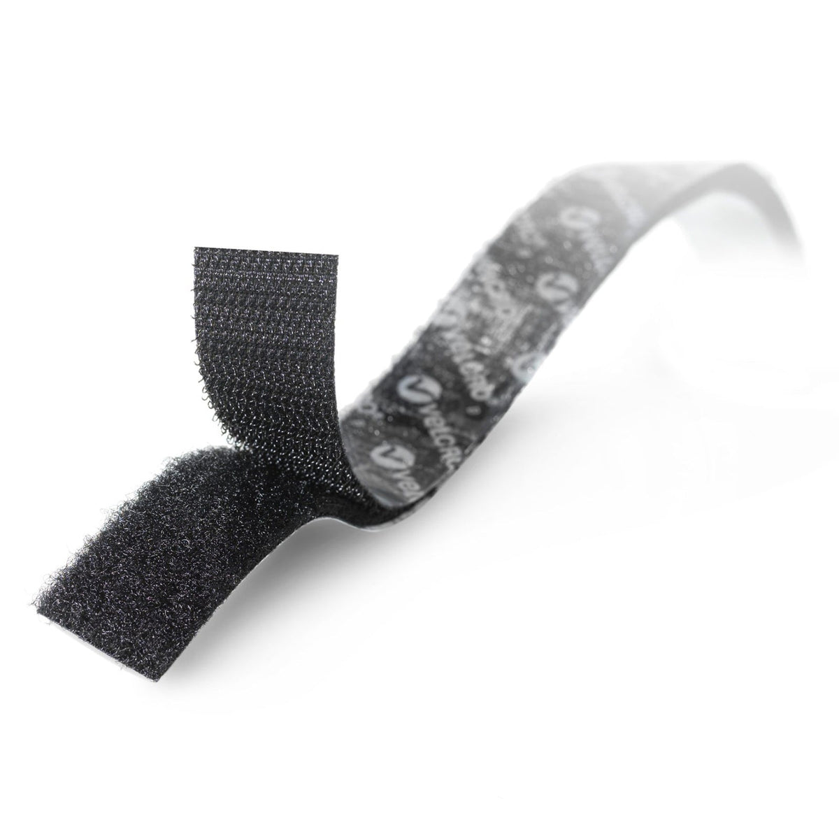 Velcro Brand Stick On Hook and Loop Tape 25mm x 1m Black