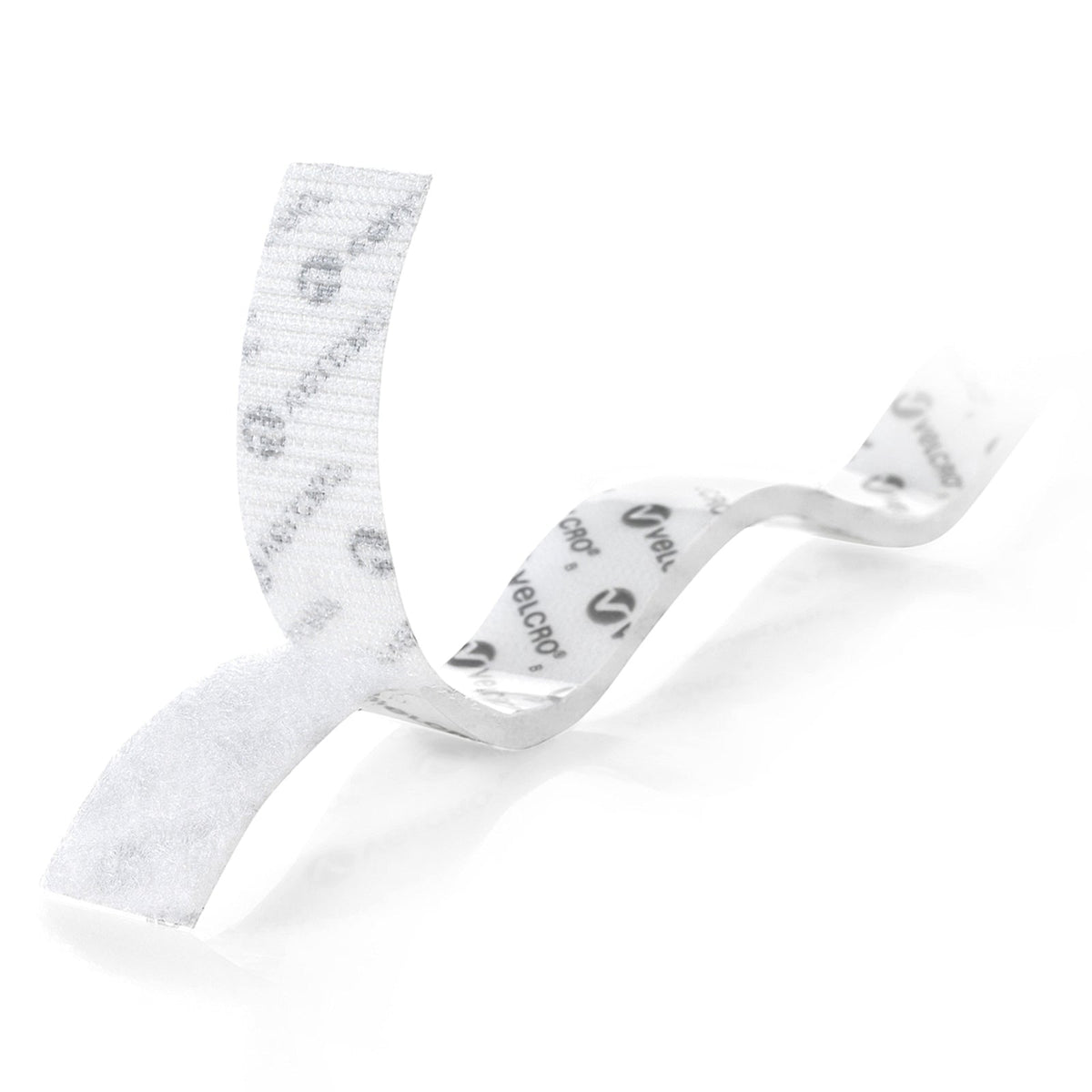 Velcro Brand Stick On Loop Only Tape 25mm x 5m with Dispenser White