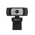 Verbatim 1080p Full HD Webcam Black Silver