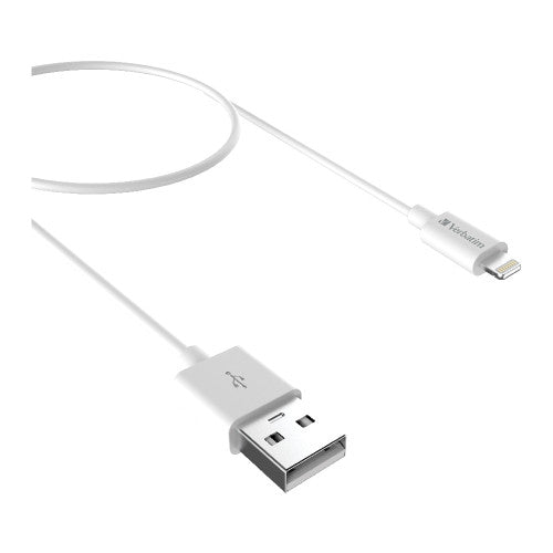 Verbatim Charge and Sync Lightning Cable 1m White