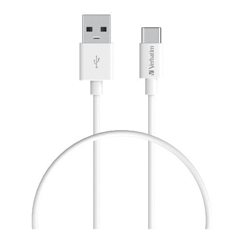 Verbatim Charge and Sync USB-C Cable 1m White