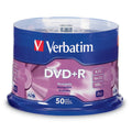 Verbatim DVD Plus R Branded Silver 50 Pack Spindle
