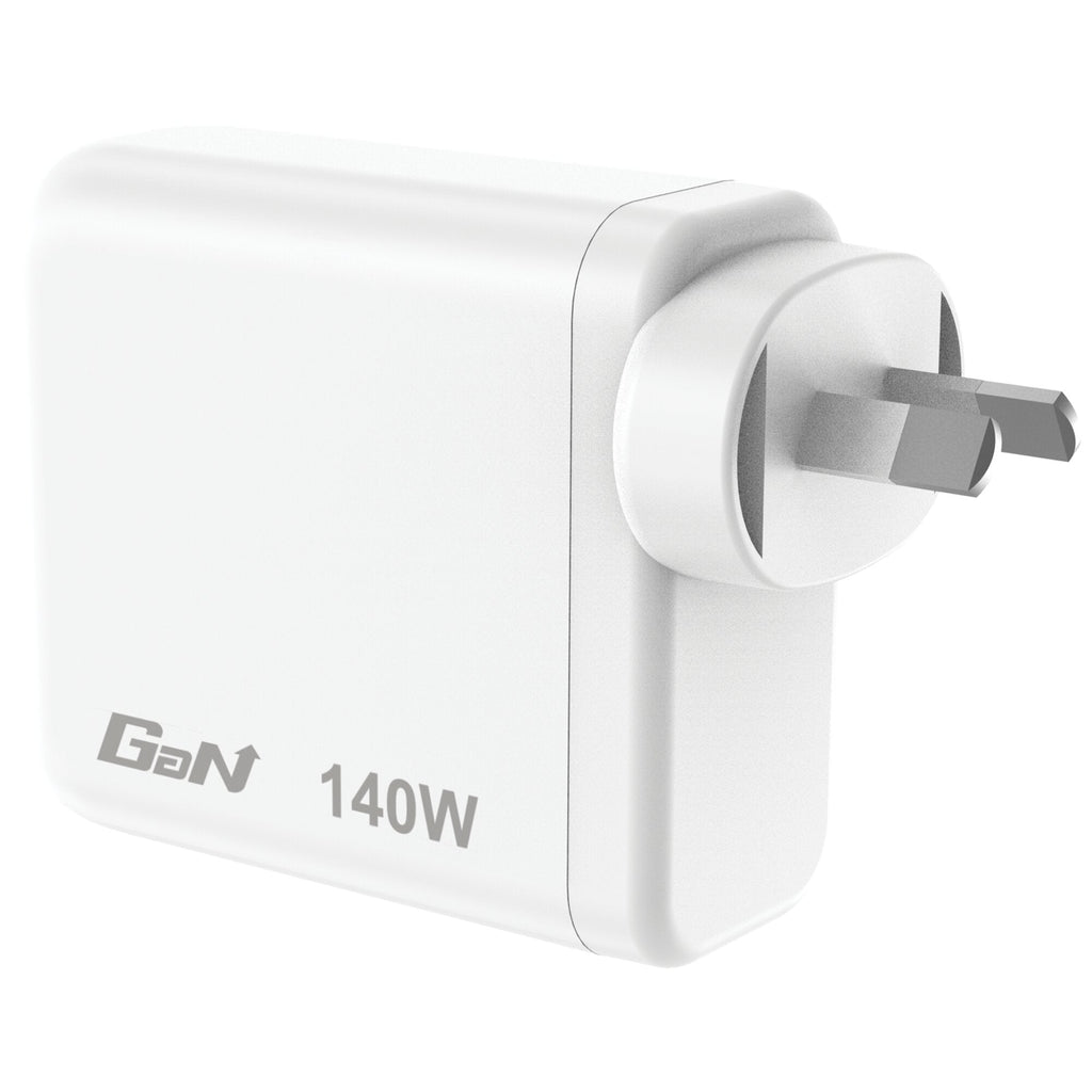 Verbatim GaN Wall Charger 4 Port 140W USB-A and USB-C