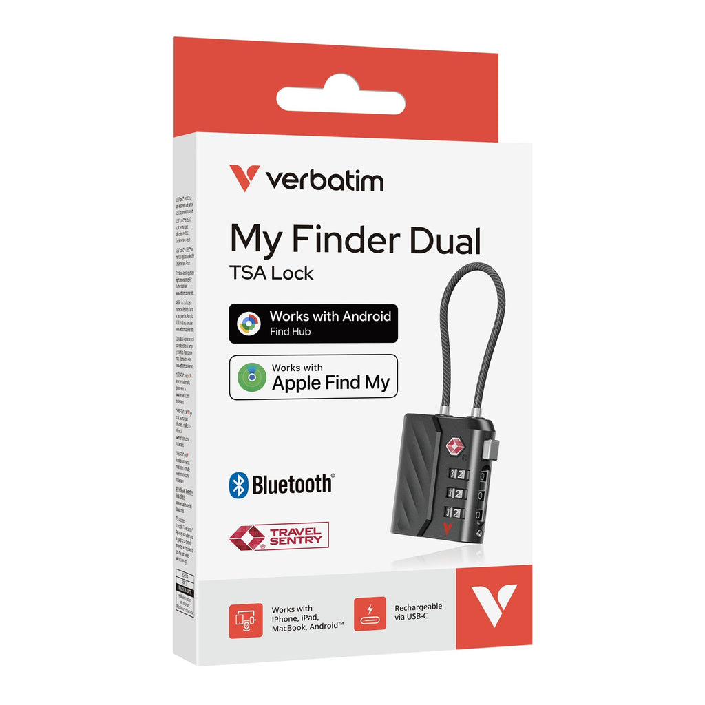 Verbatim My Finder Dual TSA Travel Lock
