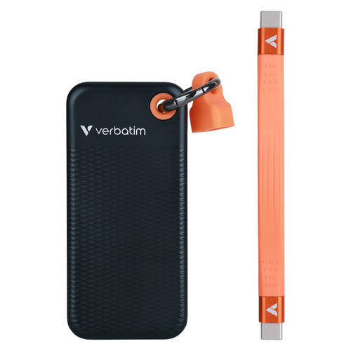 Verbatim Pocket SSD USB 3.2 Gen 2 1TB Black/Orange