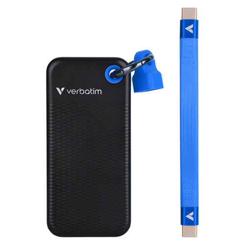 Verbatim Pocket SSD USB 3.2 Gen 2 2TB Black/Blue