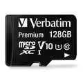 Verbatim Premium MicroSDXC Card with Adapter 128GB Black