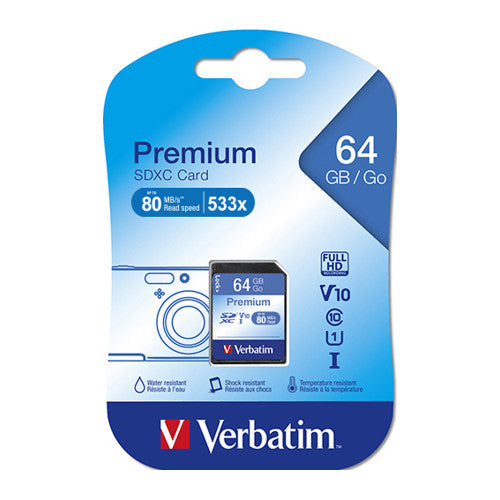 Verbatim Premium SDXC Card 64GB