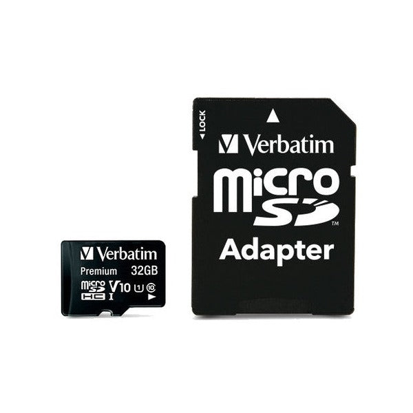 Verbatim Premium microSDHC Card 32GB with Adapter