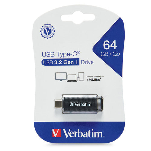 Verbatim Store N Go USB-C 3.2 Flash Drive 64GB