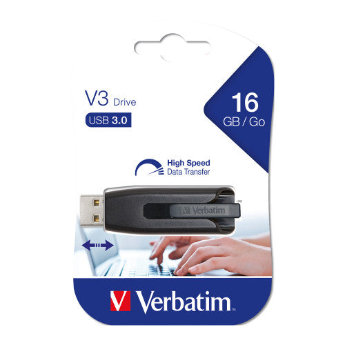 Verbatim Store n Go V3 USB 3.0 Drive Grey 16GB