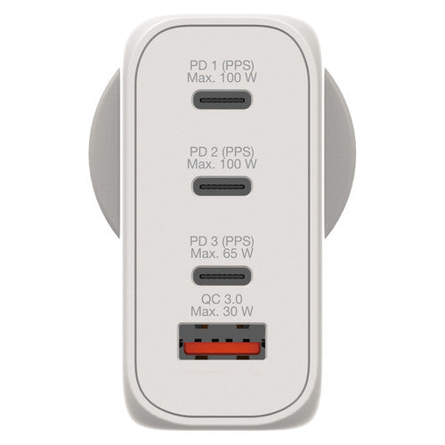 Verbatim USB GaN Charger 100W 3C 1A White