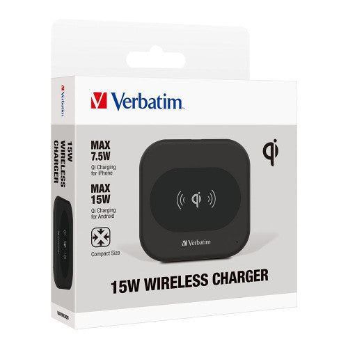 Verbatim Wireless Charger Pad 15W Black
