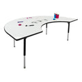 Visionchart Creative Kids Dry Erase Jellybean Table With Legs