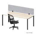 Visionchart DS12-SA-1540 SANA Serenity Desk Screen 12mm Above Desk 1500x400mm