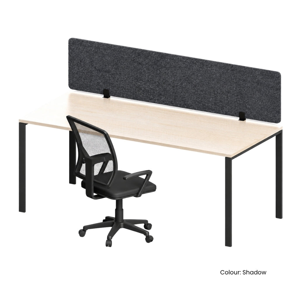 Visionchart DS24-SA-1240 SANA Serenity Desk Screen 24mm Above Desk 1200x400mm