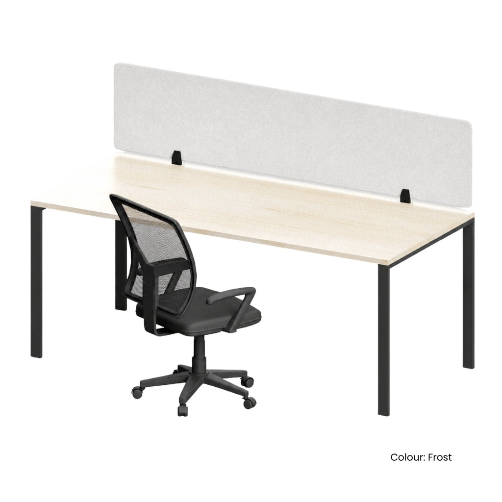 Visionchart DS12-SA-2460 SANA Serenity Desk Screen 12mm Above Desk 2400x600mm