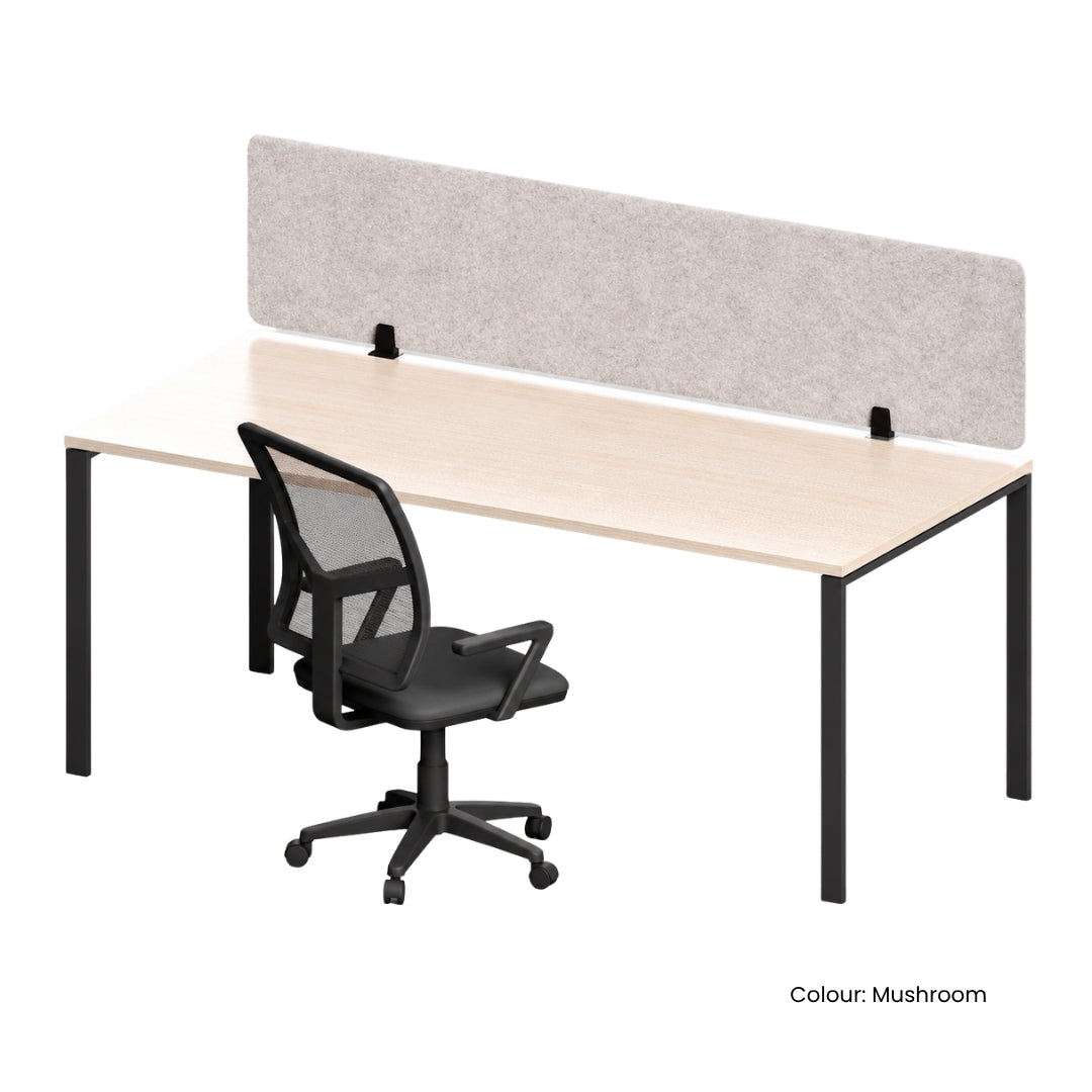 Visionchart DS24-SA-1240 SANA Serenity Desk Screen 24mm Above Desk 1200x400mm