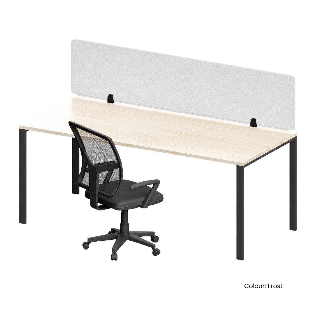 Visionchart DS24-SA-2460 SANA Serenity Desk Screen 24mm Above Desk 2400x600mm