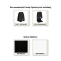 Visionchart DS12-SA-7440 SANA Serenity Desk Screen 12mm Above Desk Side 740x400mm