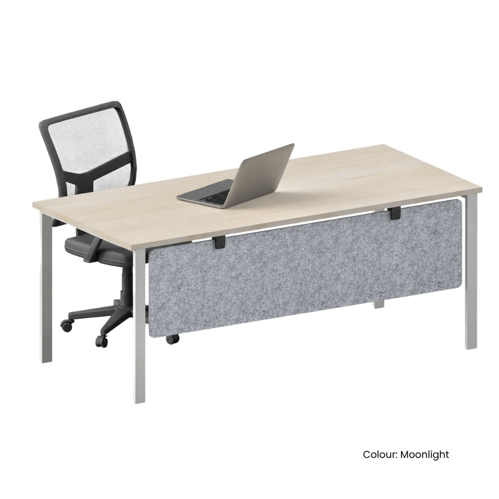 Visionchart DS24-SB-1260 SANA Serenity Desk Screen 24mm Below Desk 1200x600mm
