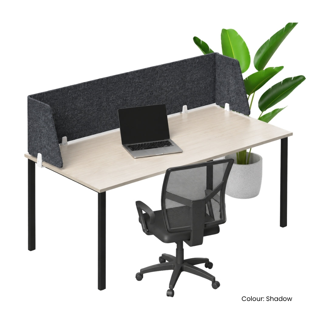 Visionchart DS24-UA-1840 SANA Serenity Desk Screen 24mm Above Desk Surround 1800x400x300mm