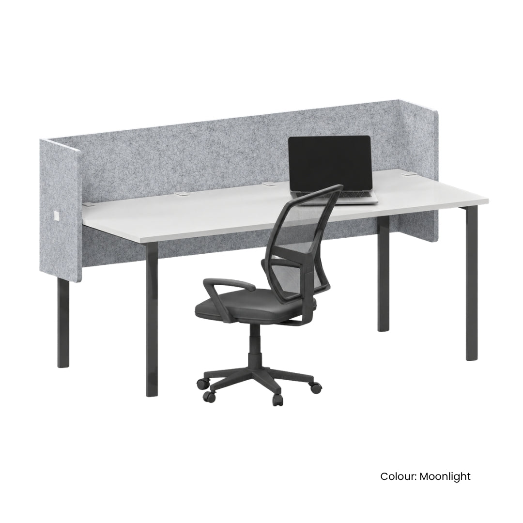 Visionchart DS12-UD-1560 SANA Serenity Desk Screen 12mm Above and Below Desk Surround